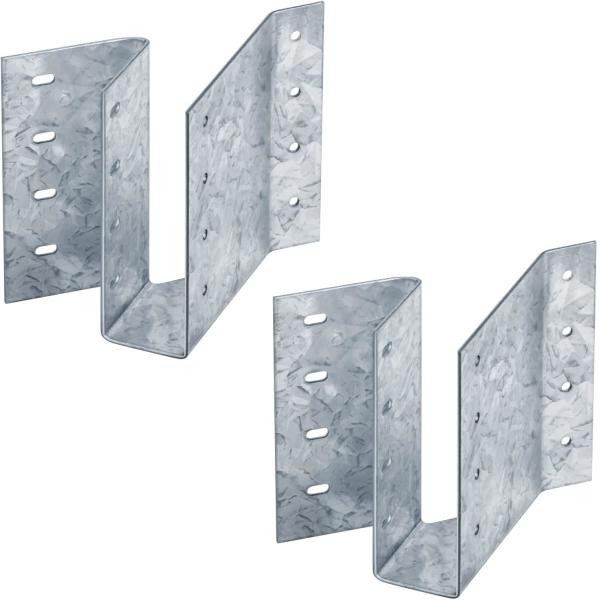 Face Mount Structural Wooden Connectors Skewed Left 45 Degree 14 Gauge 2 X 6 Joist Hanger