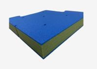30 à 70 mm d'épaisseur, coussin de choc entrelacé, coussin de puzzle avec absorption de l'eau à cellule étroite