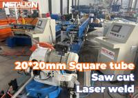 Machine de formage de rouleaux de précision pour la production de tubes carrés soudés de 20x20 mm avec soudage laser