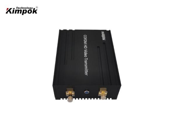 Ultralight COFDM Video Transmitter , 5W Security Wireless Data Link With Serial Port
