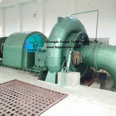 Tipo sem escova da excitação do gerador de turbina de Francis da altura principal larga hidro