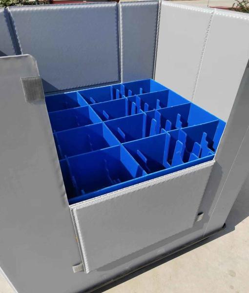 Stackable Foldable Plastic Crates Honeycomb Sheet Plastic Sleeve Box Large