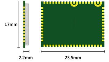 GPRS Industrial Wireless Communication 2G Moduleultra Small Package N10  64 PIN LCC