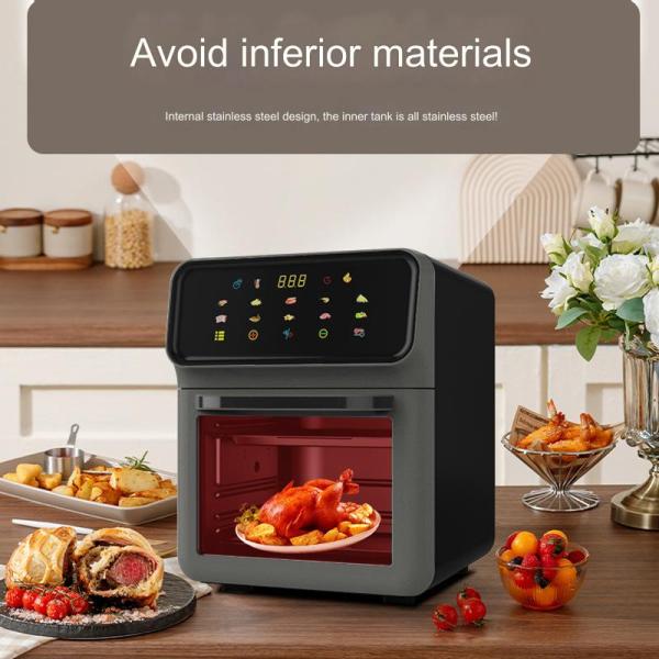 Large Capacity Digital Air Fryer Oven Multifunctional Bakery Machine for Small Kitchens