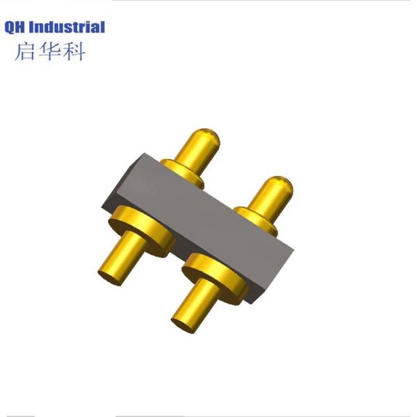 2Pin 2.54mm Pitch Portugal Ce Standard Telecom Connector Magnetic Cable Connector Magnetic spring loaded pin Connector