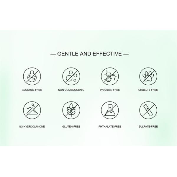 Reparación de Glicerina Hidratante Suero para el rostro Cuidado de la piel Blanqueamiento de los poros