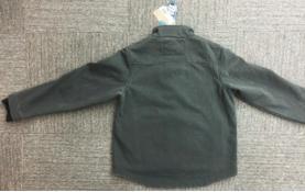 Washable Mens Work Jacket With Large Chest Pockets 2x2 Polyester Rib Inner Cuff
