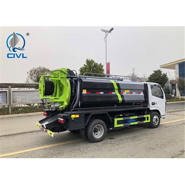 Light Dongfeng Truck Chassis 6m3 Cleaning Sewage Suction Truck / Fecel Suction Truck / Special Cleeaning Vehicle