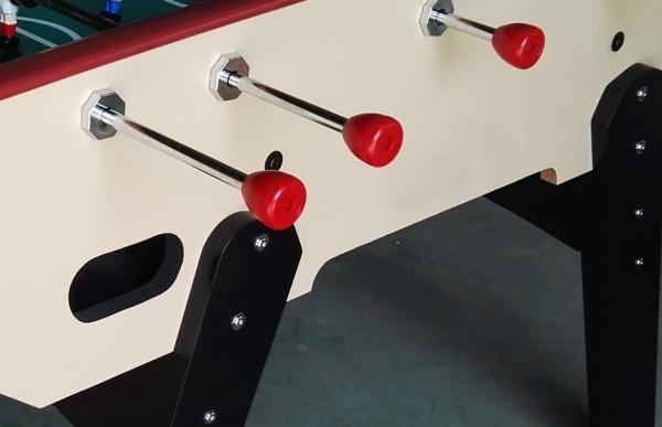 5FT Senior Football Table Wood Game Table With Metal Player Telescopic Rods