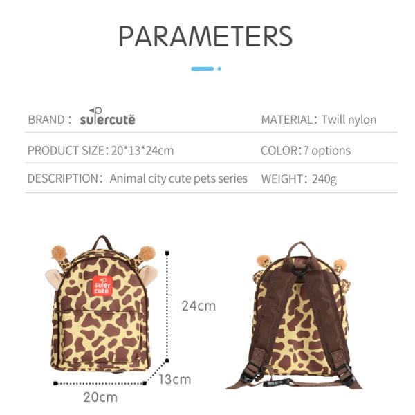 Wholesale Custom Kids Backpack School Bags Animal City Kids Backpack With Cartoon