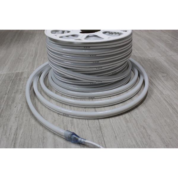 Ультратонкий светодиодный неоновый флекс неоновый трубный свет 12В гибкая лента 11x18 мм 120 смд/м водонепроницаемая белая лента