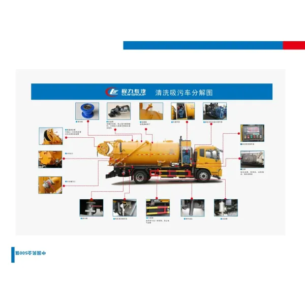 Isuzu 10000 Liters Sewage Vacuum Trucks