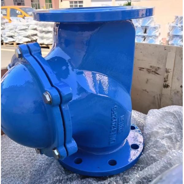 DN80 PN16 GGG50 DIN3202 F6 ball type check valve