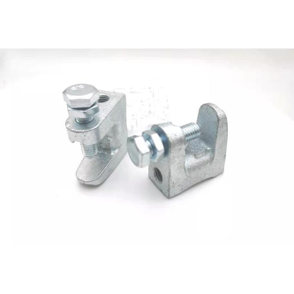 M6 H Beam Clamp Fastener White Galvanized Iron Steel