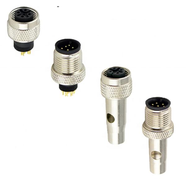 Круговой мужчина M12 к разъем-розетке RJ45 4/8Pin код D x прямоугольный