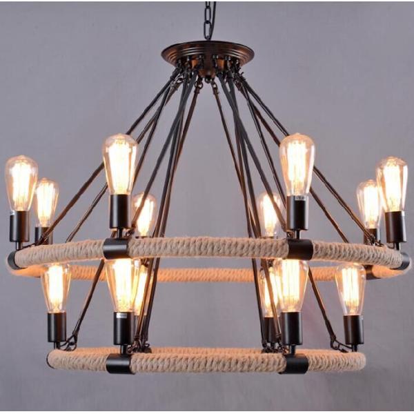 Loft Rattan pendant light For Kitchen Bedroom Dining room Lighting Fixtures (WH-VP-12)