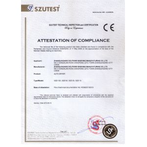 Suzhou Evergreen Machines Co., Ltd Certifications