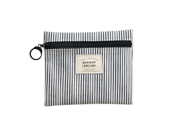 600D Polyester Travel Cosmetic Bags  Multicolored Large Capacity With Zipper
