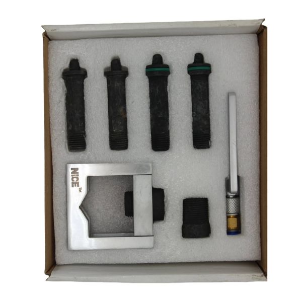 Universal Diesel Common Rail Injector Clamp Fuel Nozzle Oil Inlet Connector Adapter Repair Tool