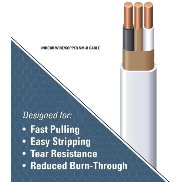 Romex NM-B wire 12/2 housing cable