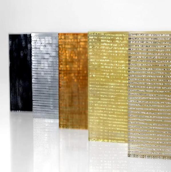 8mm+EVA+8mm Laminated Glass Decorated Glass For Inter Partition