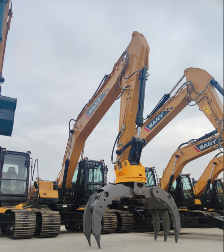 Excavadora de 10 a 35 toneladas Agarrador hidráulico para agarrar troncos de piedra