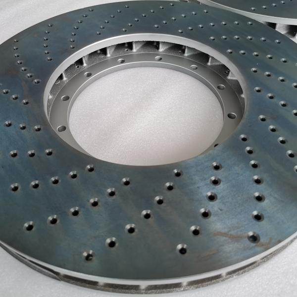 Car Parts 2pcs Brake Disc 410*36mm Drilled Slot Plating