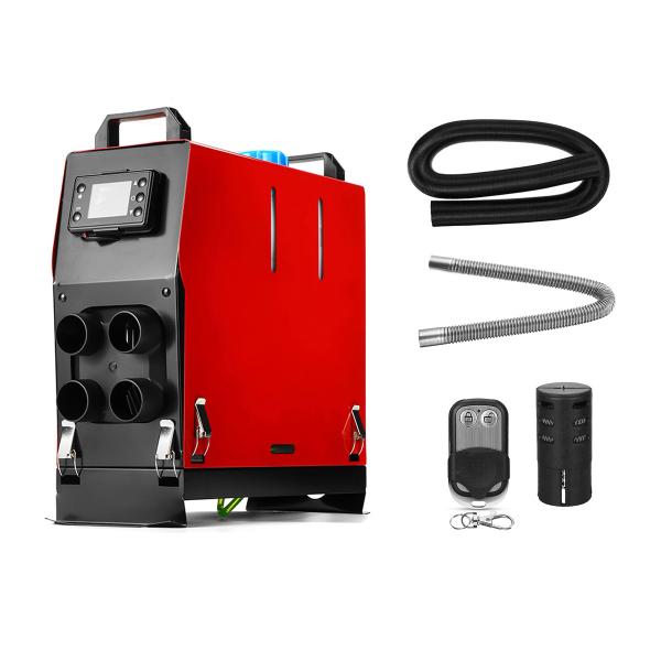 4 Holes 12v 8kw Diesel Air Parking Heater / Remote Control All In One Diesel Heater