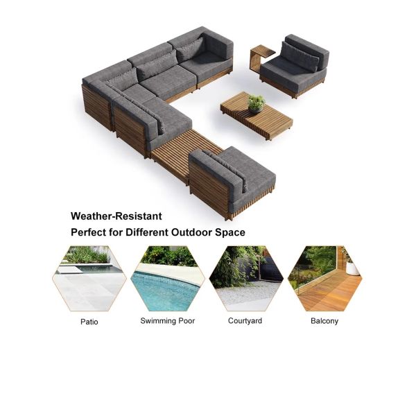 Outdoor Chairs Sofas Furniture Landscape Gardening Aluminum Alloy Stainless Steel Leisure Rattan