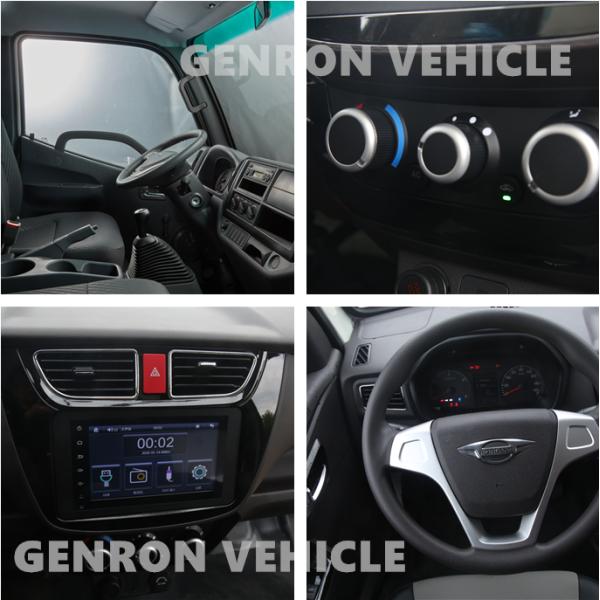 GENRON Right Driving Diesel Transport 5T light cargo truck With Single Carbin