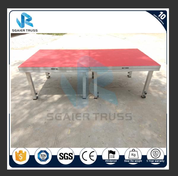 Mobile Portable Stage Equipment For Wedding / Events Ce / Tuv Certification