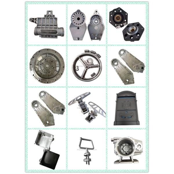 Partidas de fundición a presión de aleación de aluminio personalizada Procesamiento y para con formato de dibujo 2D / 3D