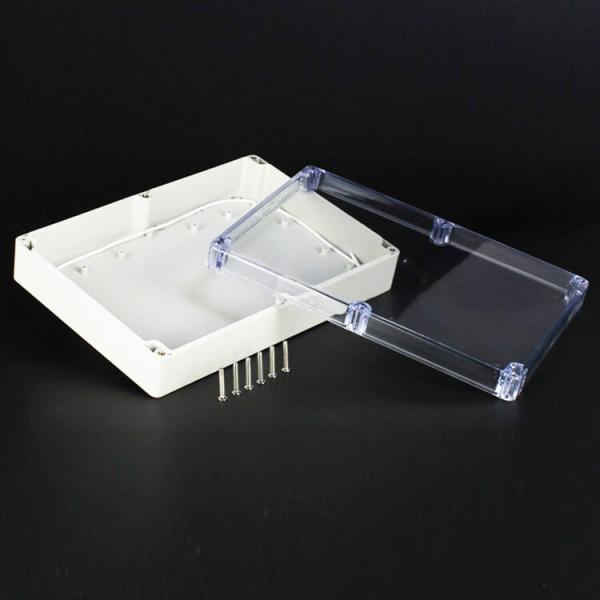 Загерметизированные приложения Ip65 263*182*60mm пластиковые с ясной крышкой