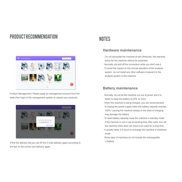 Intelligent 5MP Facial Skin Analysis Machine Facial Scanner Skin Analyzer