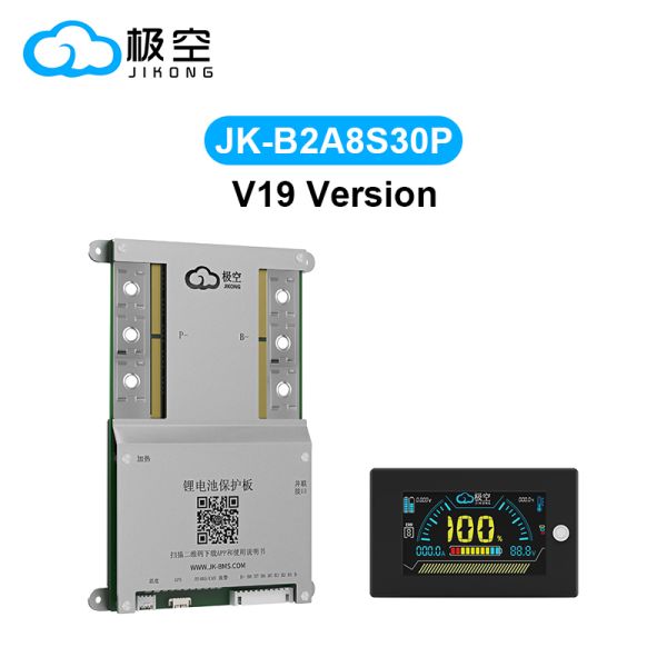 Jkbms B2a8s30p Jikong Smart 300A Active Balancing Battery BMS 2A LiFePO4 8s Li-ion Lo Lead for Acid Pack PCBA Product Type