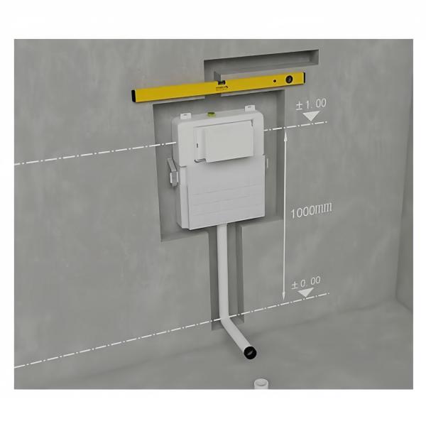 Concealed Cistern Dual-Flush Sanitary Ware Wall-Hung Toilet for Floor Mounted Installation
