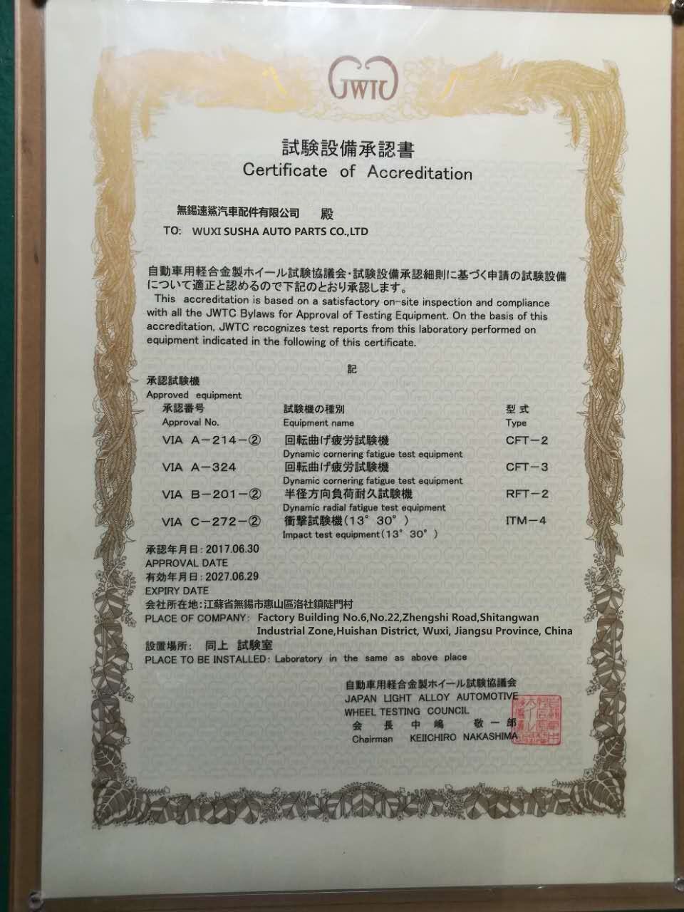 Euforte  Enterprises (China) Limited Certifications
