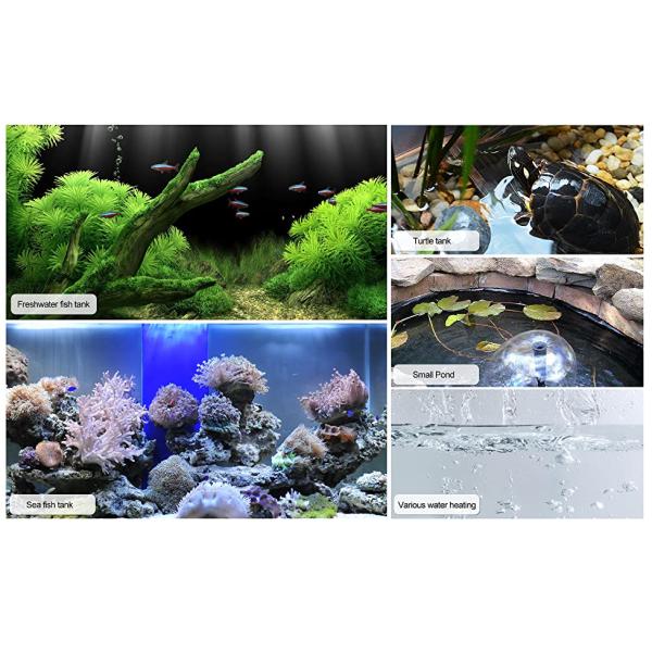 подогреватель аквариума погружающийся 300W с термометром температуры СИД плавая