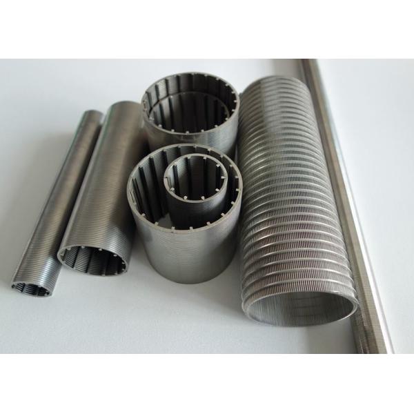 Wedge Wire Screen Tube / Dewatering Well Screen / Johnson Screen Pipe /  Stainless Steel Slot Screens / V Wire Screens