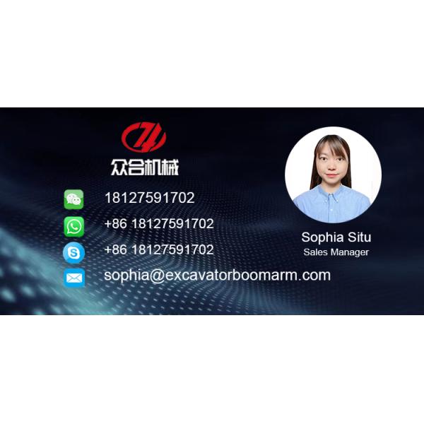 Рука с 0.4cbm штырями ведра 6, длинное приложение заграждения экскаватора KOMATSU длинная достигаемости