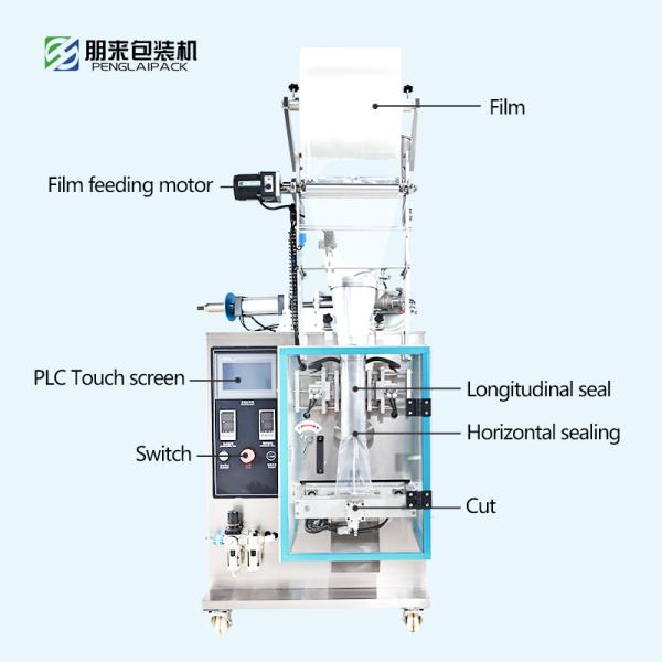 Automatic Sachet Water Packaging Machine PLC controlled 30-50bags/min