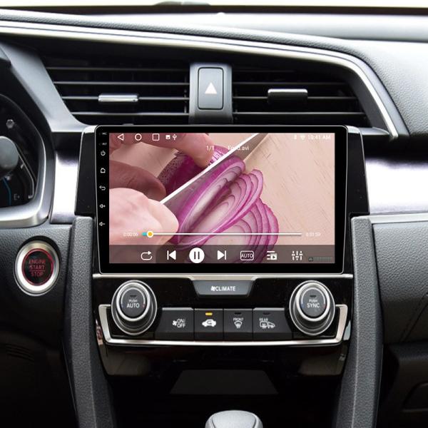 8-Core For Honda Civic 2016+ Wifi 4G Hd Tachograph Bluetooth Car Navigation