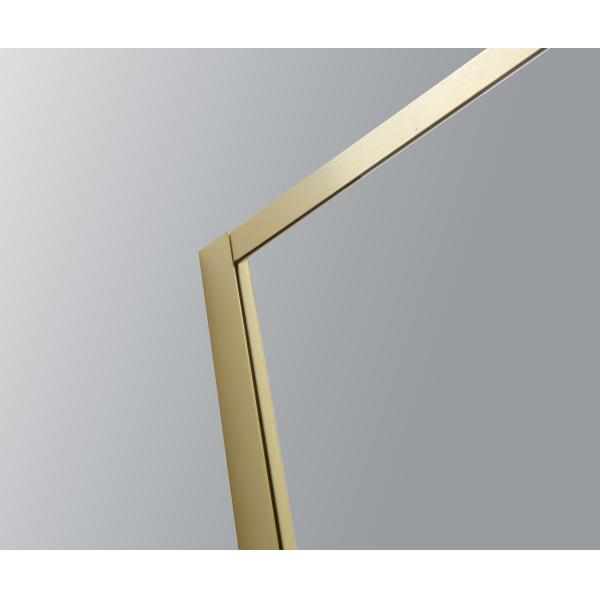 golden Stainless Sliding 6mm Tempered Glass Shower Door 1200X2000mm