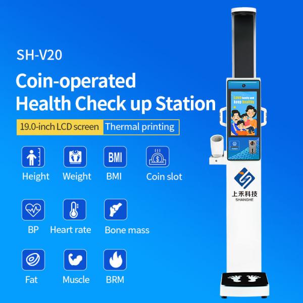 Height Weight Scale Balance with BMI Function Blood Pressure Fat Pulse Machine