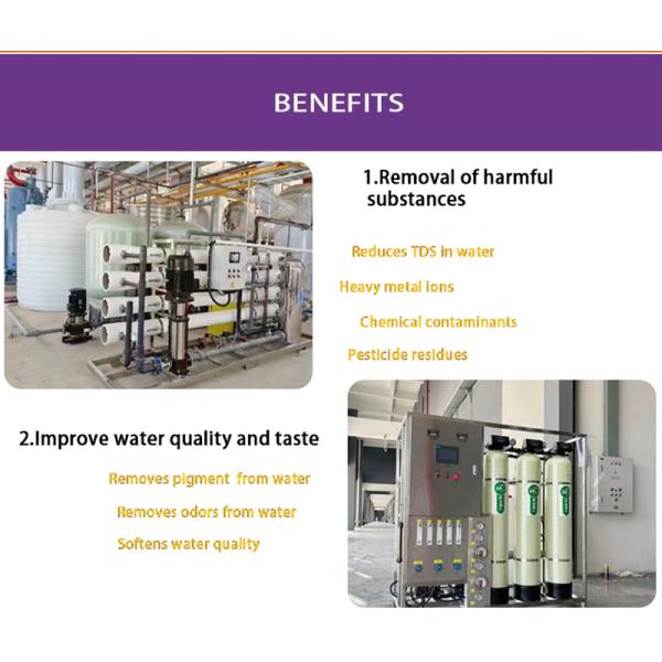 4040/8040 Ro Membrane Commercial Water Purifiers Salt Desalination Rate of ≥97%