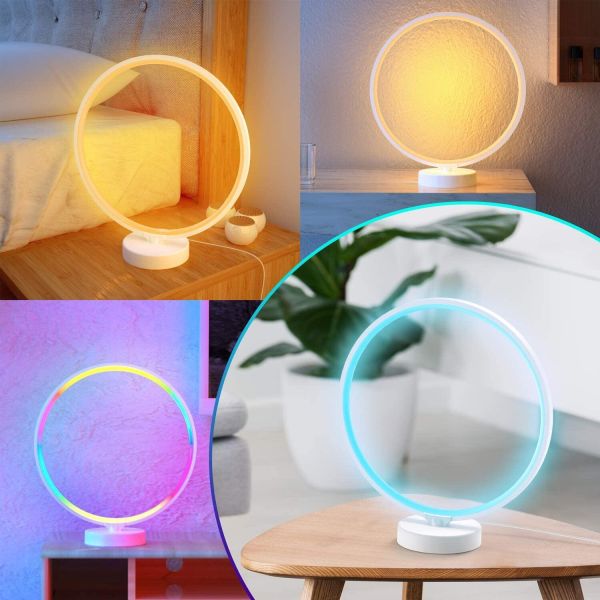 RGB Mood Table Lamps 3000K Colorful Table Lamps 220V For Living Room