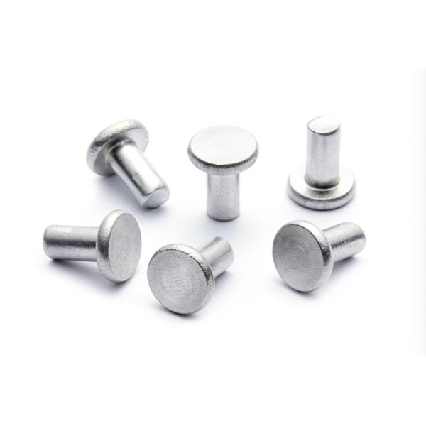 Aluminum Alloy Flat Head Solid Rivets Thin Head Solid Rivets  Flat Truss Head Solid Rivets