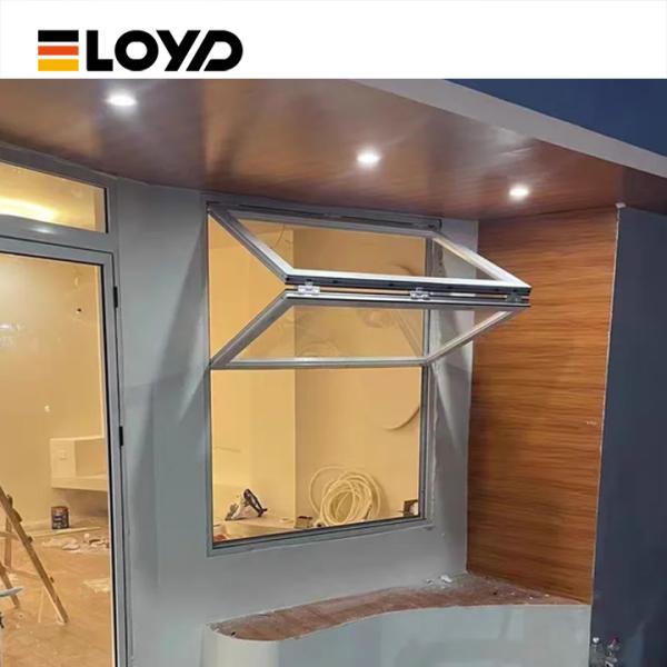 Thermal Break Aluminum Folding Window with Double Glazing