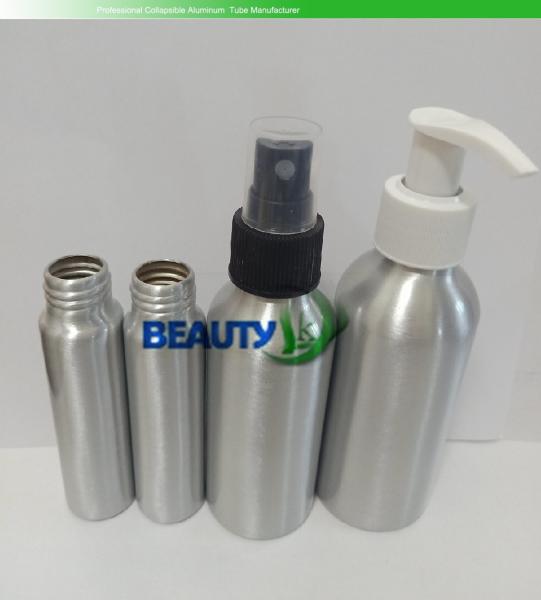Custom Empty Cosmetic Perfume Bottles Aluminum Containers with Spray Pumps