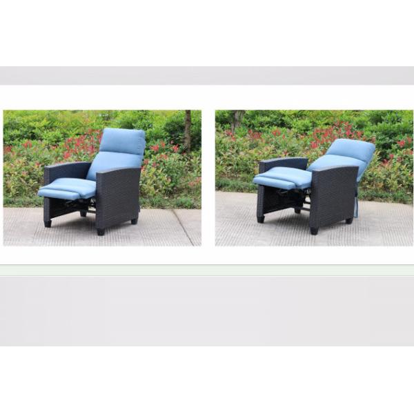 CE BSCI Home Rattan Furniture Modern Office Sofa Mid Century Recliner